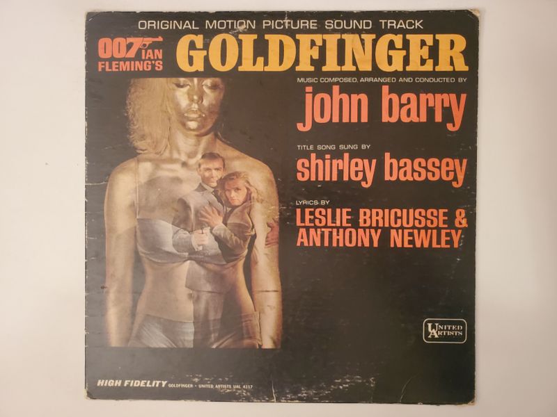 John Barry, Shirley Bassey, Leslie Bricusse & Anthony Newley Goldfinger (Original Motion Picture Sound Track) vinyl record